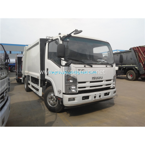 ISUZU single row cab 190hp Compressed refuse truck